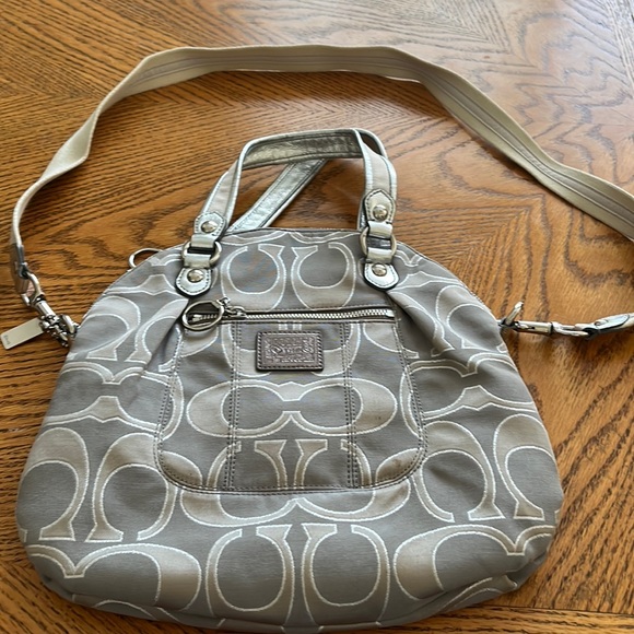 Coach Poppy Signature C Monogram Satchel Crossbody - Picture 1 of 8